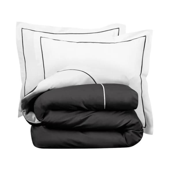 Duvetöverdrag - De Witte Lietaer - Humla - 240x220 cm - 100% bomull - Grå