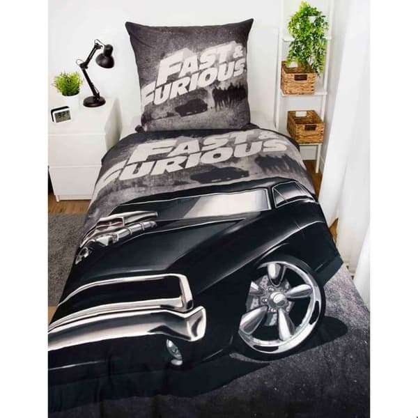 Sängset - Klaus Herding GmbH - Fast & Furious - 135 x 200 cm - Förstärkt Bomull - Vändbar