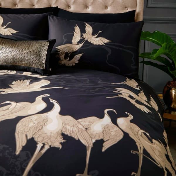 Laurence llewelyn-bowen - KIIBG51PPL - Kireina - 100 % bomullsbäddset - Super King Size säng i svart/guld