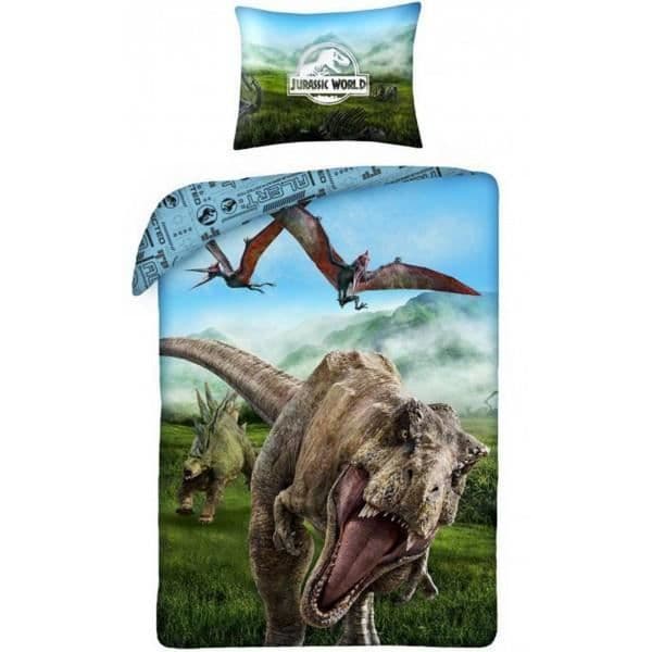 Jurassic World Dinosaur Sängkläder Set, Flerfärgad