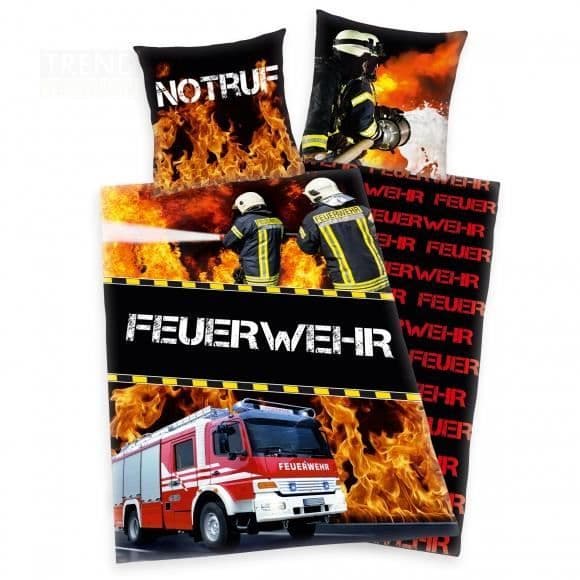 FEUERWEHR NOTRUF Påslakan och örngott