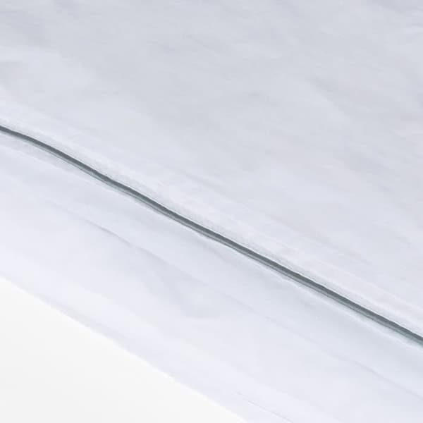 Pikolin Home, påslakanset 100 % andas bomull 200 trådantal Färg Vit, 135/140x190cm