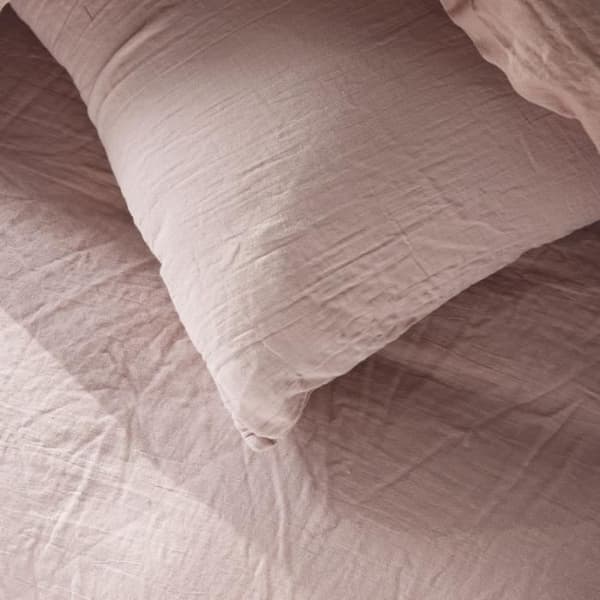 Bäddset - IDAG - 123666 - 2 personer - 240x220cm - Vanlig bomullsväv - Sandrosa