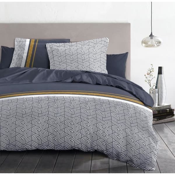 Täcke - LE TILT - 220x240 cm - 100% bomull - Mjukhet - Dolda knappar