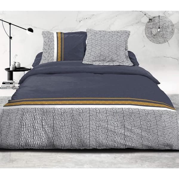 Täcke - LE TILT - 220x240 cm - 100% bomull - Mjukhet - Dolda knappar