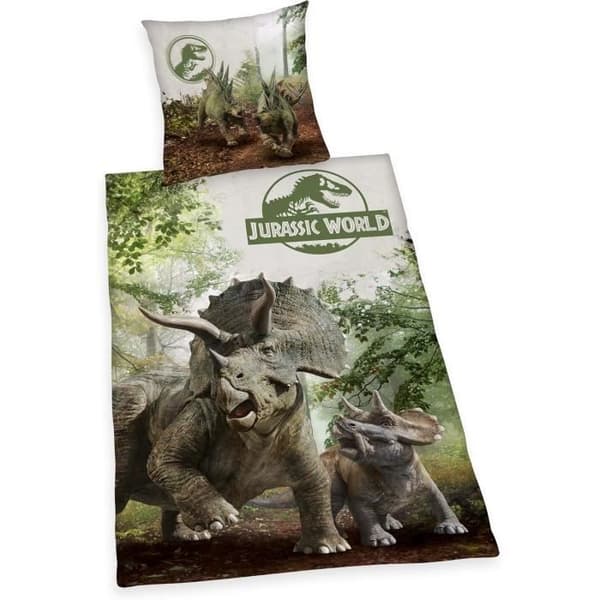 Sängkläder - Herding - Jurassic World - Vändbar - Förstärkt Bomull - 140 x 200 cm