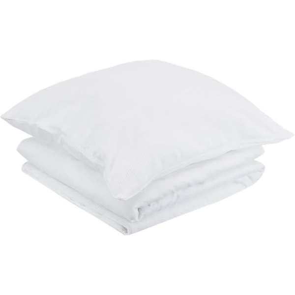 Gul Duvetöverdrag Cristal 100 Bomull Vit 155 x 220 cm 1,0 stycken