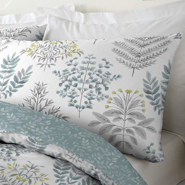 Drömmar - draperier - EMLDE31PGD - Emily - Lättskött 3-delat sängset för king size-säng i Duck Blue