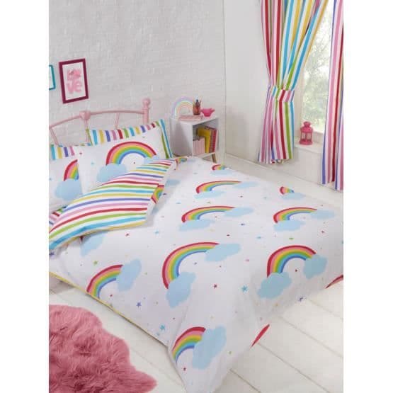 Påslakan och örngott - Rapport Ciel Arc en Ciel - Dubbel - 200x200 cm - Easycare - Barn