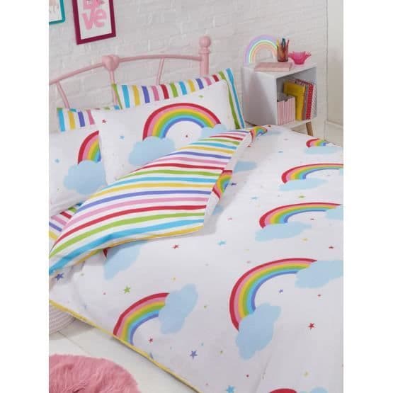 Påslakan och örngott - Rapport Ciel Arc en Ciel - Dubbel - 200x200 cm - Easycare - Barn
