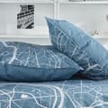Pikkukuva 4 / 4: Pussilakanasetti - TODAY - JAVA - 2 hengelle - 240x220 cm - Puuvilla - Pariisi-kuvio - Sininen