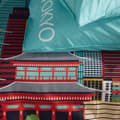 Miniatyrbild 4 av 4: Bäddset - TODAY - JAVA - 2 personer - 240x220 cm - Bomull - Tokyo-tryck - Blå