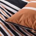 Miniatyrbild 3 av 3: Dubbelsängset -TODAY - 240x200 cm - 100% bomull - Orange, svart och vit