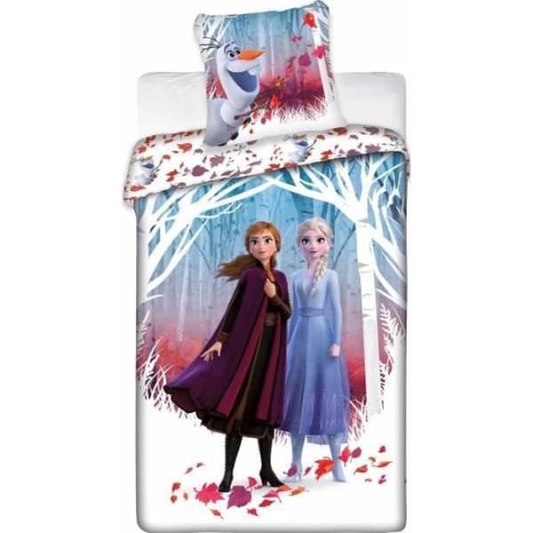 Sängset - Disney - Frozen 2 - Vändbart påslakan - 140x200 cm - 2 st