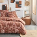 Miniatyrbild 1 av 4: Bäddset - TODAY Crazy - Grafiskt tryck - 2 personer - 220 x 240 cm - Orange