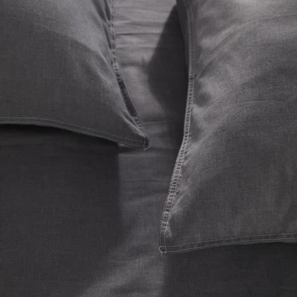 Dynebetræk - TODAY - CHARME - Chambray - Mørkegrå Capucine - 260 x 240 cm