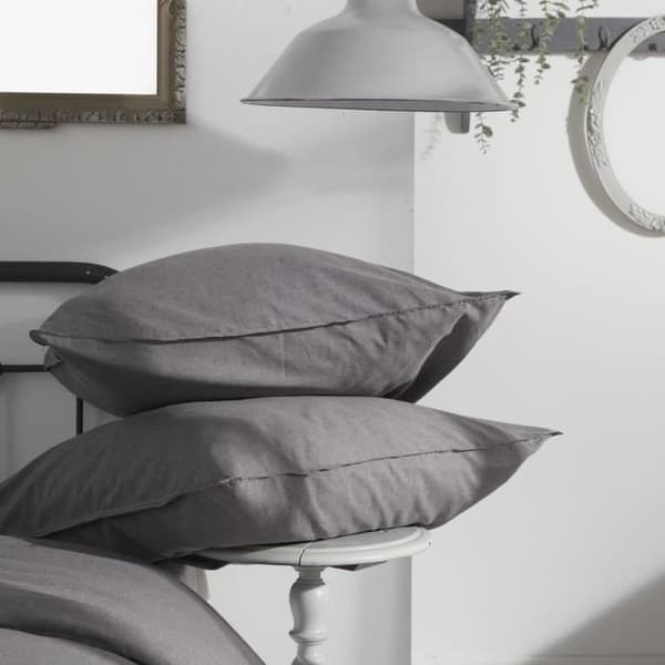 Dynebetræk - TODAY - CHARME - Chambray - Mørkegrå Capucine - 260 x 240 cm
