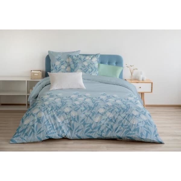 HOME LINGE PASSION Floral Storm -pussilakanasetti - 3 kpl - 240 x 260 - 100 % puuvillaa, 57 lankatiheyttä - sininen