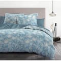 Pikkukuva 2 / 4: HOME LINGE PASSION Floral Storm -pussilakanasetti - 3 kpl - 240 x 260 - 100 % puuvillaa, 57 lankatiheyttä - sininen