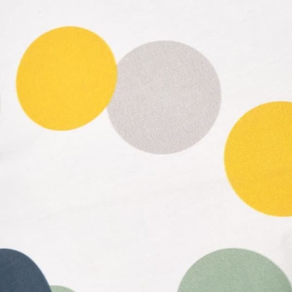 Bäddset - TODAY - Sunshine - 2 personer - 260x240cm - Bomull - Färgglatt prickigt mönster