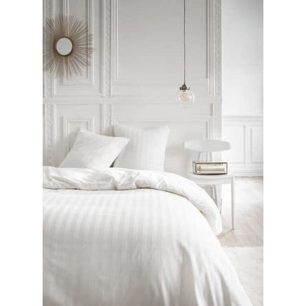 TODAY Prestige sengesæt - 220 x 240 cm - 2 personer - 100% bomuldssatin - Kridt