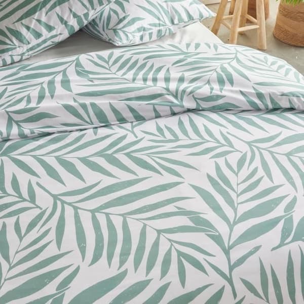 Bäddset - TODAY Crazy - Blommigt tryck - 2 personer - 220 x 240 cm - Vit