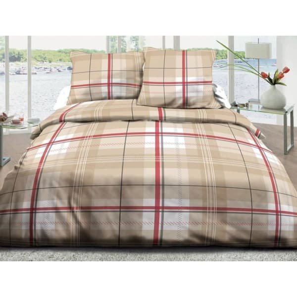 Duvetöverdrag - Bristol - 220x240 cm - Rent bomull - 57 trådar/cm2 - 2 örngott