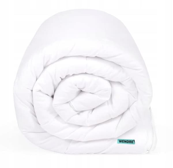 Medicinsk filt året runt 200x220 cm vit quiltad stor