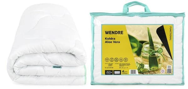 Antiallergisk sovfilt vit 160x200 cm