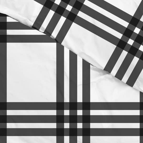 Duvetöverdrag - Zo! Home - Fyrkantig - Flanell 100% bomull - 200x220 cm - 2 örngott 60x70 cm