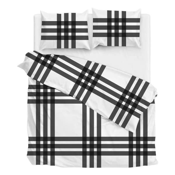 Duvetöverdrag - Zo! Home - Fyrkantig - Flanell 100% bomull - 200x220 cm - 2 örngott 60x70 cm