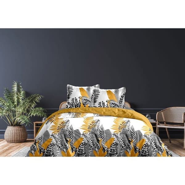 Täcke-set - påslakan och örngott Calitex - M7NFADSU21A - Set med 3 delar 260x240 cm Tropical Luxe