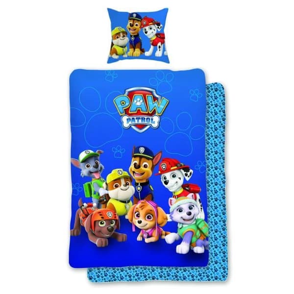 Nickelodeon påslakan Paw Patrol 140 x 200 cm blå bomull