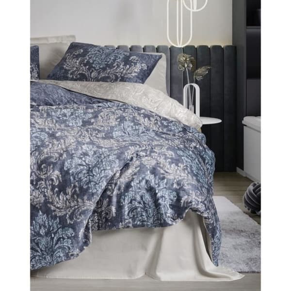 Sängkläder - 1 dubbelsängsdyna 220 x 240 cm + 2 kuddöverdrag 60 x 60 cm - Satin 100% bomull - Beige