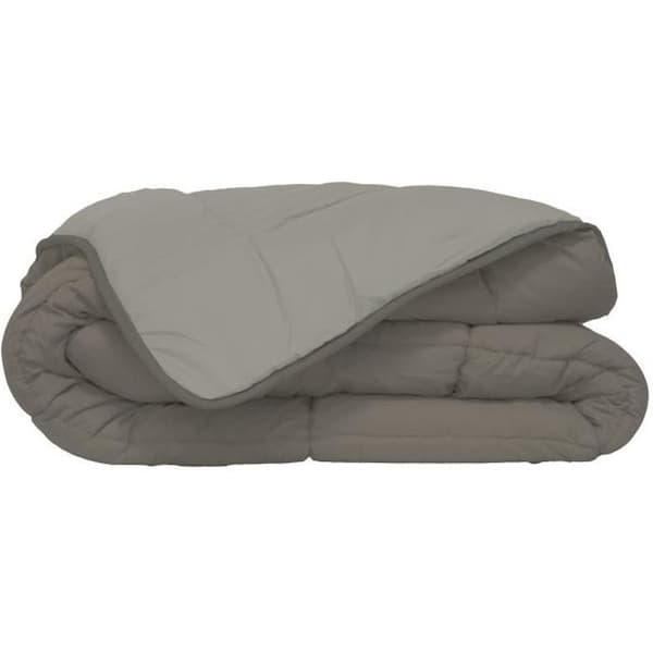 Microfiber quilt 400g / m² CALGARY Taupe &amp; Linen 240x260cm