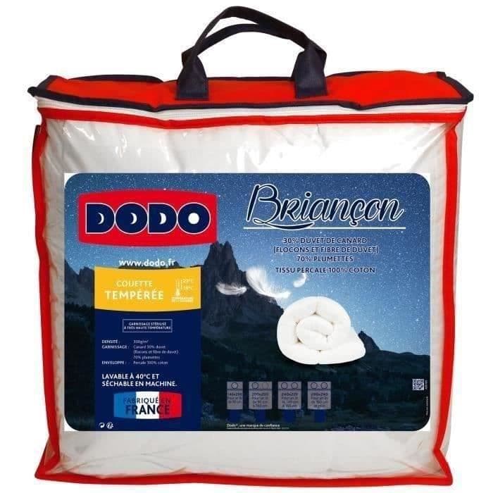 DODO Briançon naturlig dyne - 240 x 260 cm - Hvid