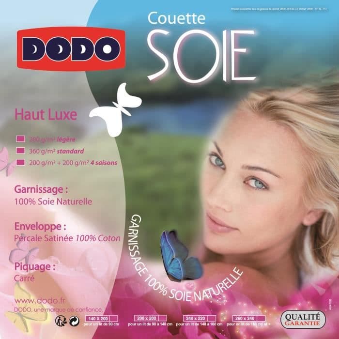 DODO LUXURY SILK Dynetæppe 220 x 240 cm