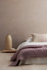 Sengeteppe Candice i vasket lin 260x260 cm