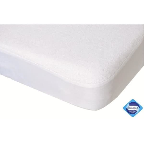 Domiva Påslakan + Underlakan - 60 x 120 cm - 100% bomull - Vit/Anka