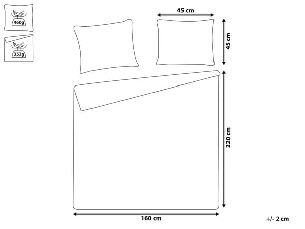 Sängöverkast och kuddar Brun Polyestertyg 160 x 220 cm Präglat mönster Dekorativa sängkläder Klassisk design Sovrum