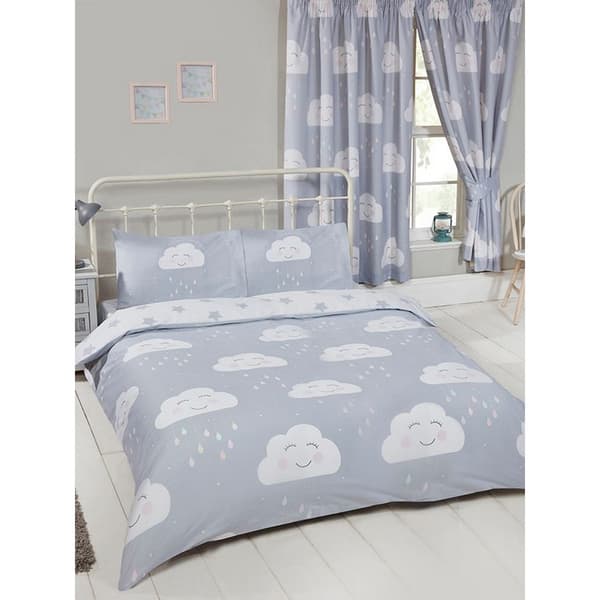 Bedding & Beyond Happy Clouds Duvet Cover Set