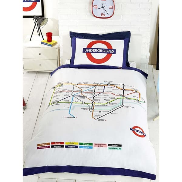 Rapport Tube Map Duvet Cover Set