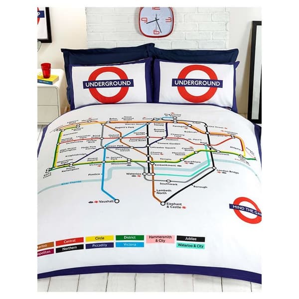 Rapport Tube Map Duvet Cover Set