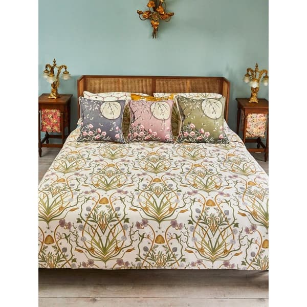 The Chateau by Angel Strawbridge Potagerie-sæt med dynebetræk Cream/Green/Yellow Double