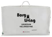 Dobbeltdynesæt 240x220 cm med gåsedun - 1 Kingsize helårsdyne & 2 puder - Borg Living gåsedun dyne og pudesæt