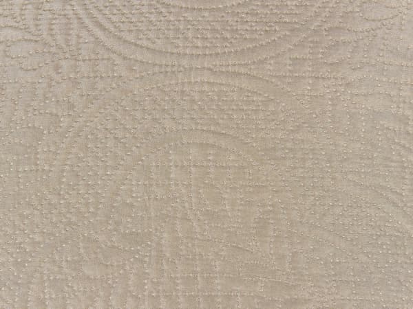 Sengeteppe Taupe Polyester 160 x 220 cm med puter Preget mønster Dekorativt sengetøy Klassisk design Soverom