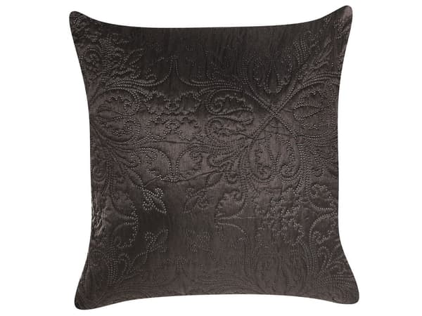 Sengeteppe og Putesett Brunt Polyester 200 x 220 cm Preget mønster Dekorativt sengetøy Klassisk design soverom