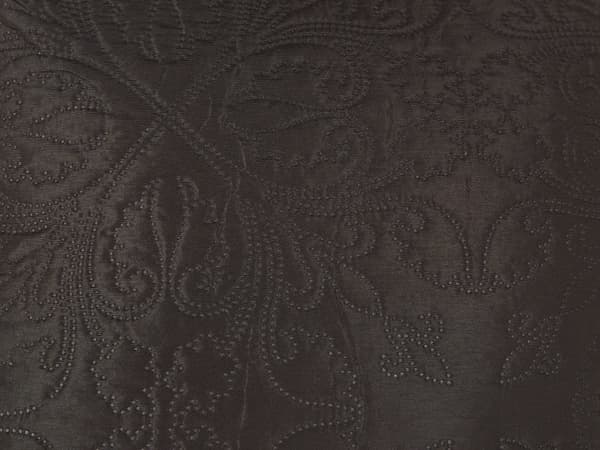 Sengeteppe og Putesett Brunt Polyester 200 x 220 cm Preget mønster Dekorativt sengetøy Klassisk design soverom