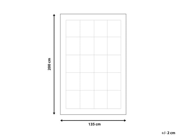 Dyne Hvit Japara Bomull Enkel størrelse 135 x 200 cm Quiltet Sengetøy Soverom