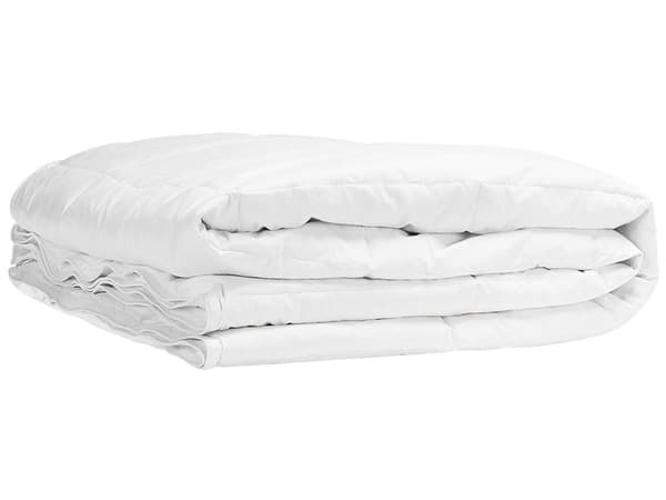 Dyne Hvit Japara Bomull 155 x 220 cm Lys Helårs Soverom Teppe